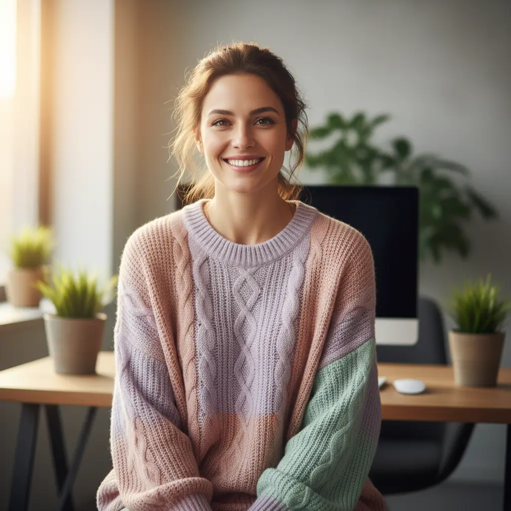 Representante de atención al cliente amable